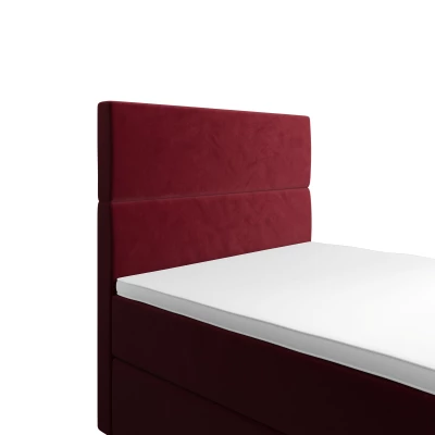 Kontinentálna jednolôžková posteľ 120x200 ANGELES COMFORT 1 - červená