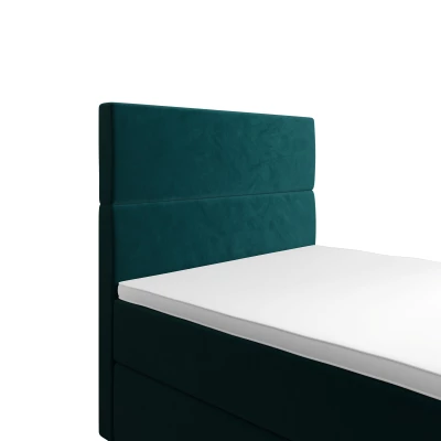 Kontinentálna jednolôžková posteľ 120x200 ANGELES COMFORT 1 - petrolejová