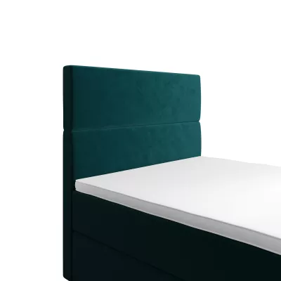 Kontinentálna jednolôžková posteľ 120x200 ANGELES COMFORT 1 - petrolejová