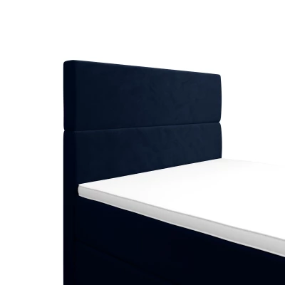 Kontinentálna jednolôžková posteľ 90x200 ANGELES PLUS COMFORT 1 - tmavo modrá