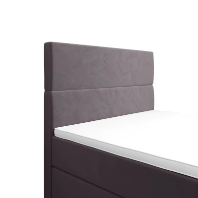 Kontinentálna jednolôžková posteľ 90x200 ANGELES PLUS COMFORT 1 - fialová