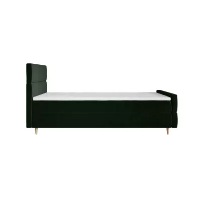 Kontinentálna jednolôžková posteľ 100x200 ANGELES PLUS COMFORT 1 - tmavo zelená
