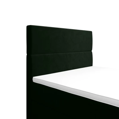 Kontinentálna jednolôžková posteľ 100x200 ANGELES PLUS COMFORT 1 - tmavo zelená