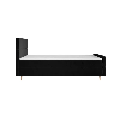 Kontinentálna jednolôžková posteľ 100x200 ANGELES PLUS COMFORT 1 - čierna