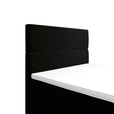 Kontinentálna jednolôžková posteľ 100x200 ANGELES PLUS COMFORT 1 - čierna