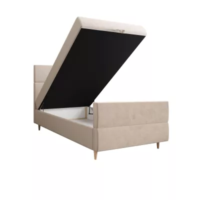 Kontinentálna jednolôžková posteľ 100x200 ANGELES PLUS COMFORT 1 - béžová