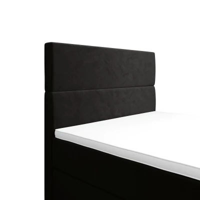 Kontinentálna jednolôžková posteľ 100x200 ANGELES PLUS COMFORT 1 - tmavo šedá