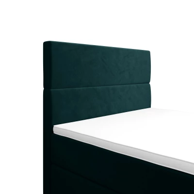Kontinentálna jednolôžková posteľ 100x200 ANGELES PLUS COMFORT 1 - petrolejová
