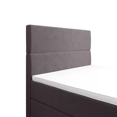 Kontinentálna jednolôžková posteľ 100x200 ANGELES PLUS COMFORT 1 - fialová