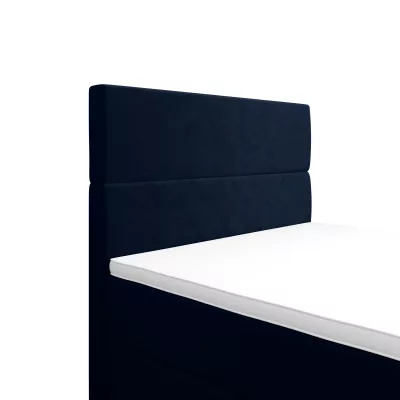 Kontinentálna jednolôžková posteľ 120x200 ANGELES PLUS COMFORT 1 - tmavo modrá