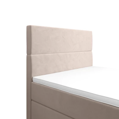 Kontinentálna jednolôžková posteľ 120x200 ANGELES PLUS COMFORT 1 - béžová