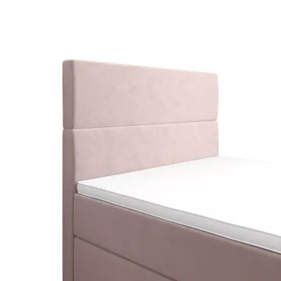 Kontinentálna jednolôžková posteľ 120x200 ANGELES PLUS COMFORT 1 - svetlo ružová