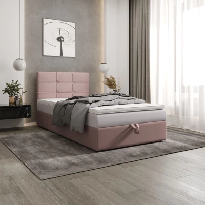 Čalúnená posteľ 100x200 DELILAH 3 - ružová