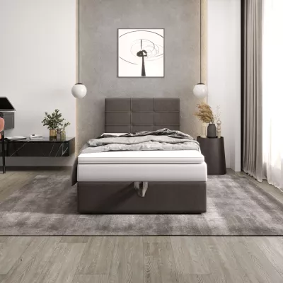 Čalúnená posteľ 100x200 DELILAH COMFORT 3 - hnedá
