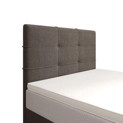 Čalúnená posteľ 100x200 DELILAH COMFORT 3 - hnedá