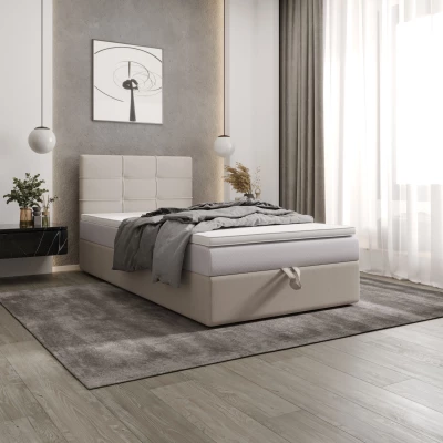 Čalúnená posteľ 100x200 DELILAH COMFORT 3 - béžová