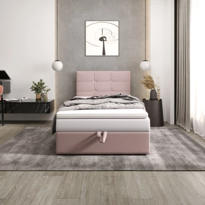Čalúnená posteľ 100x200 DELILAH COMFORT 3 - ružová