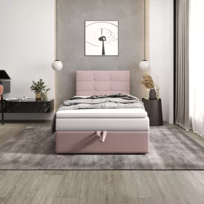 Čalúnená posteľ 100x200 DELILAH COMFORT 3 - ružová