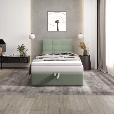 Čalúnená posteľ 100x200 DELILAH COMFORT 3 - mätová