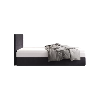 Čalúnená posteľ 100x200 DELILAH COMFORT 3 - tmavo šedá