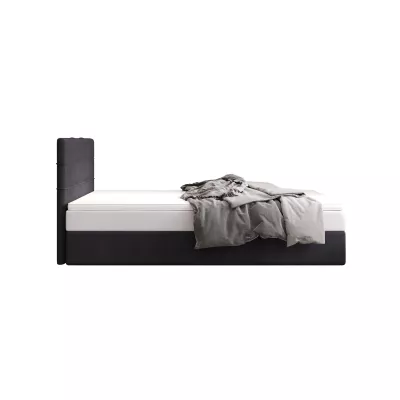Čalúnená posteľ 100x200 DELILAH COMFORT 3 - tmavo šedá