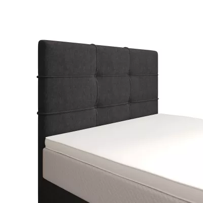 Čalúnená posteľ 100x200 DELILAH COMFORT 3 - tmavo šedá