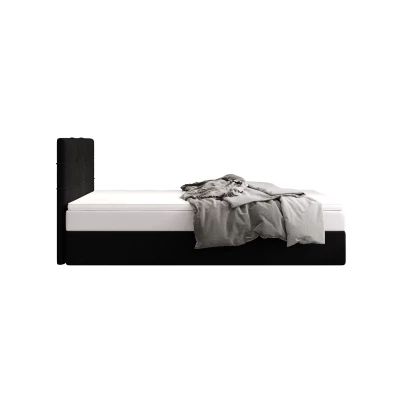 Čalúnená posteľ 100x200 DELILAH COMFORT 3 - čierna