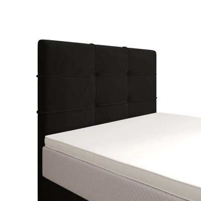 Čalúnená posteľ 100x200 DELILAH COMFORT 3 - čierna