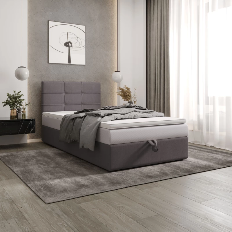Čalúnená posteľ 100x200 DELILAH COMFORT 3 - šedá