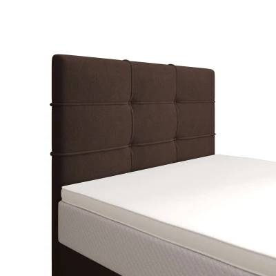 Čalúnená posteľ 100x200 DELILAH COMFORT 3 - tmavo hnedá