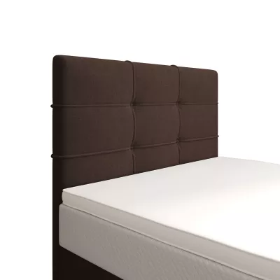 Čalúnená posteľ 100x200 DELILAH COMFORT 3 - tmavo hnedá