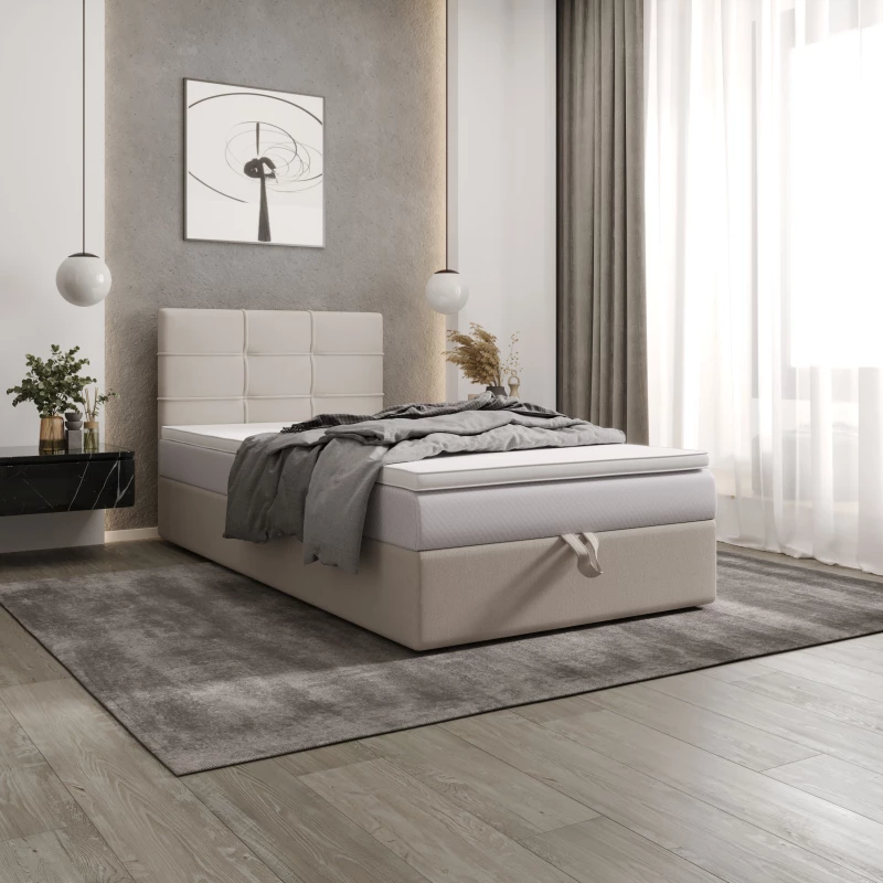 Čalúnená posteľ 120x200 DELILAH COMFORT 3 - béžová