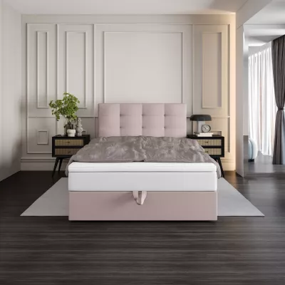 Čalúnená posteľ 100x200 DELILAH 4 - ružová