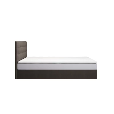 Čalúnená posteľ 100x200 DELILAH COMFORT 4 - hnedá