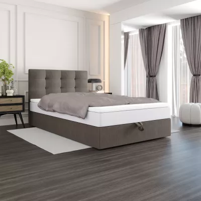 Čalúnená posteľ 100x200 DELILAH COMFORT 4 - hnedá