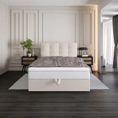 Čalúnená posteľ 100x200 DELILAH COMFORT 4 - béžová