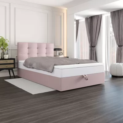 Čalúnená posteľ 100x200 DELILAH COMFORT 4 - ružová
