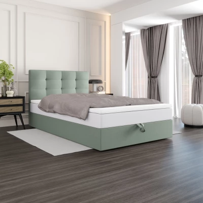 Čalúnená posteľ 100x200 DELILAH COMFORT 4 - mätová