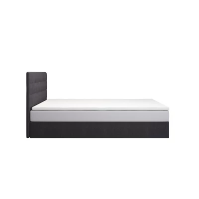 Čalúnená posteľ 100x200 DELILAH COMFORT 4 - tmavo šedá