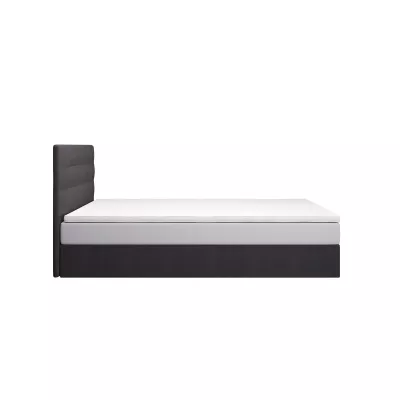 Čalúnená posteľ 100x200 DELILAH COMFORT 4 - tmavo šedá