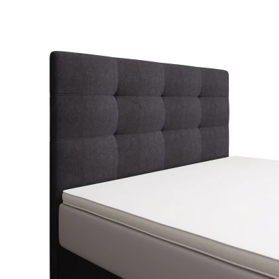 Čalúnená posteľ 100x200 DELILAH COMFORT 4 - tmavo šedá