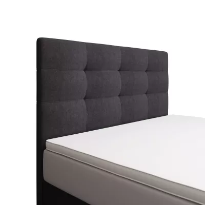 Čalúnená posteľ 100x200 DELILAH COMFORT 4 - tmavo šedá