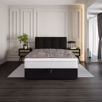 Čalúnená posteľ 100x200 DELILAH COMFORT 4 - čierna