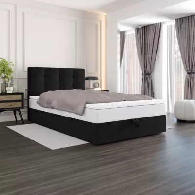 Čalúnená posteľ 100x200 DELILAH COMFORT 4 - čierna