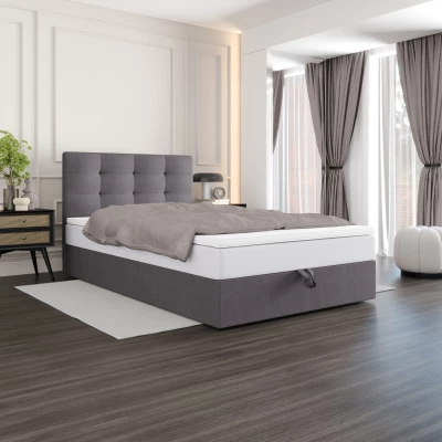 Čalúnená posteľ 100x200 DELILAH COMFORT 4 - šedá