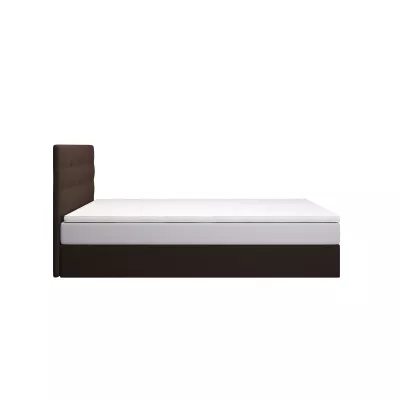 Čalúnená posteľ 100x200 DELILAH COMFORT 4 - tmavo hnedá