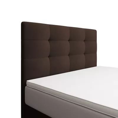 Čalúnená posteľ 100x200 DELILAH COMFORT 4 - tmavo hnedá
