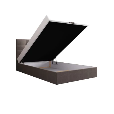 Čalúnená posteľ 120x200 DELILAH COMFORT 4 - hnedá
