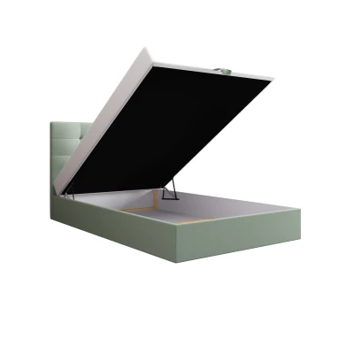 Čalúnená posteľ 120x200 DELILAH COMFORT 4 - mätová