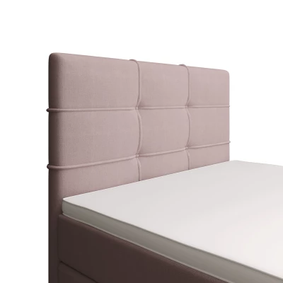Jednolôžková posteľ 120x200 STIG COMFORT 7 s úložným priestorom - ružová